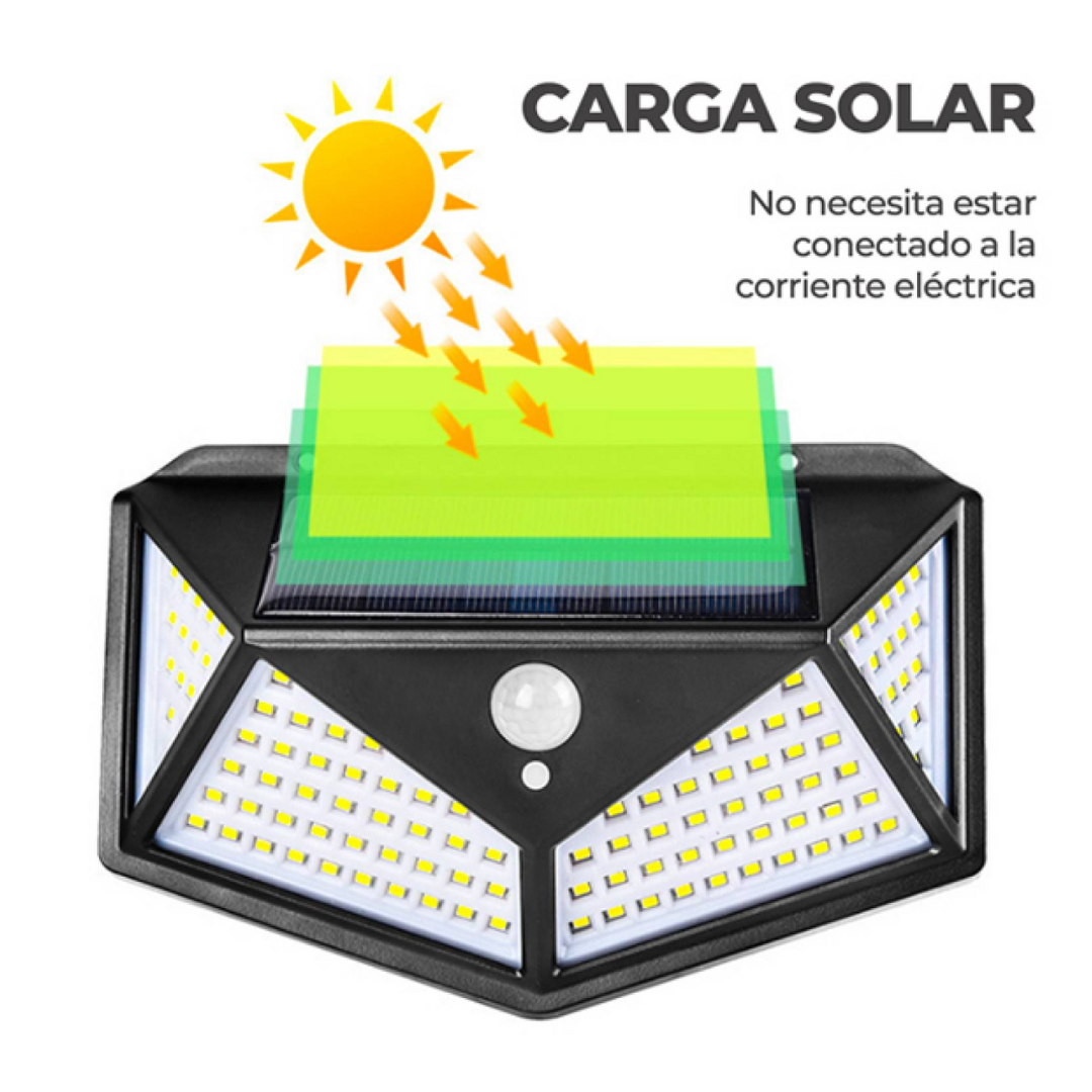Lámpara Solar LED con sensor | PACK 3 UNDS